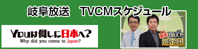 岐阜放送　TVCMスケジュール